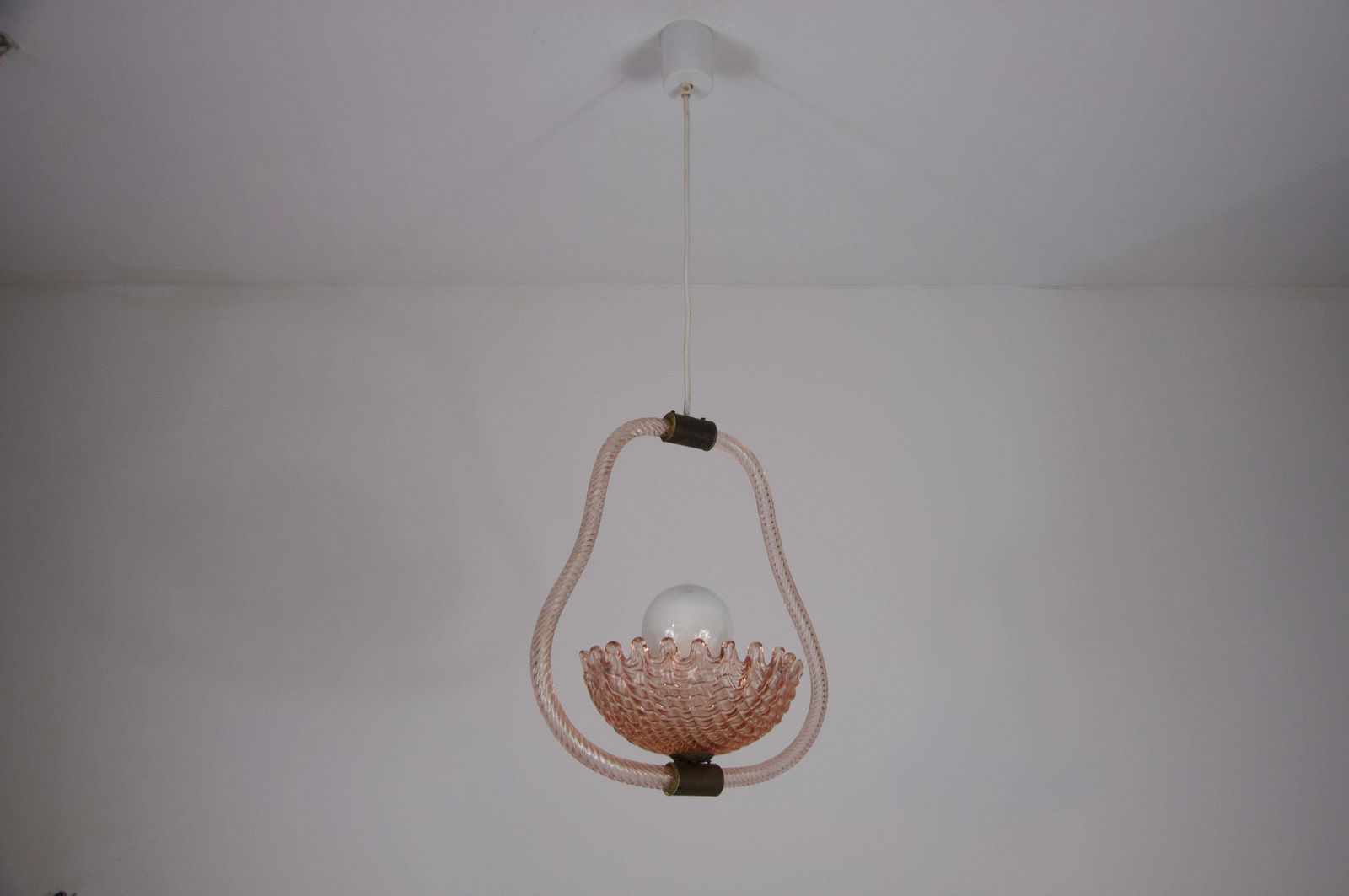 Murano Glass Chandelier By Barovier & Toso, Italy, 1940s photo 987.0
