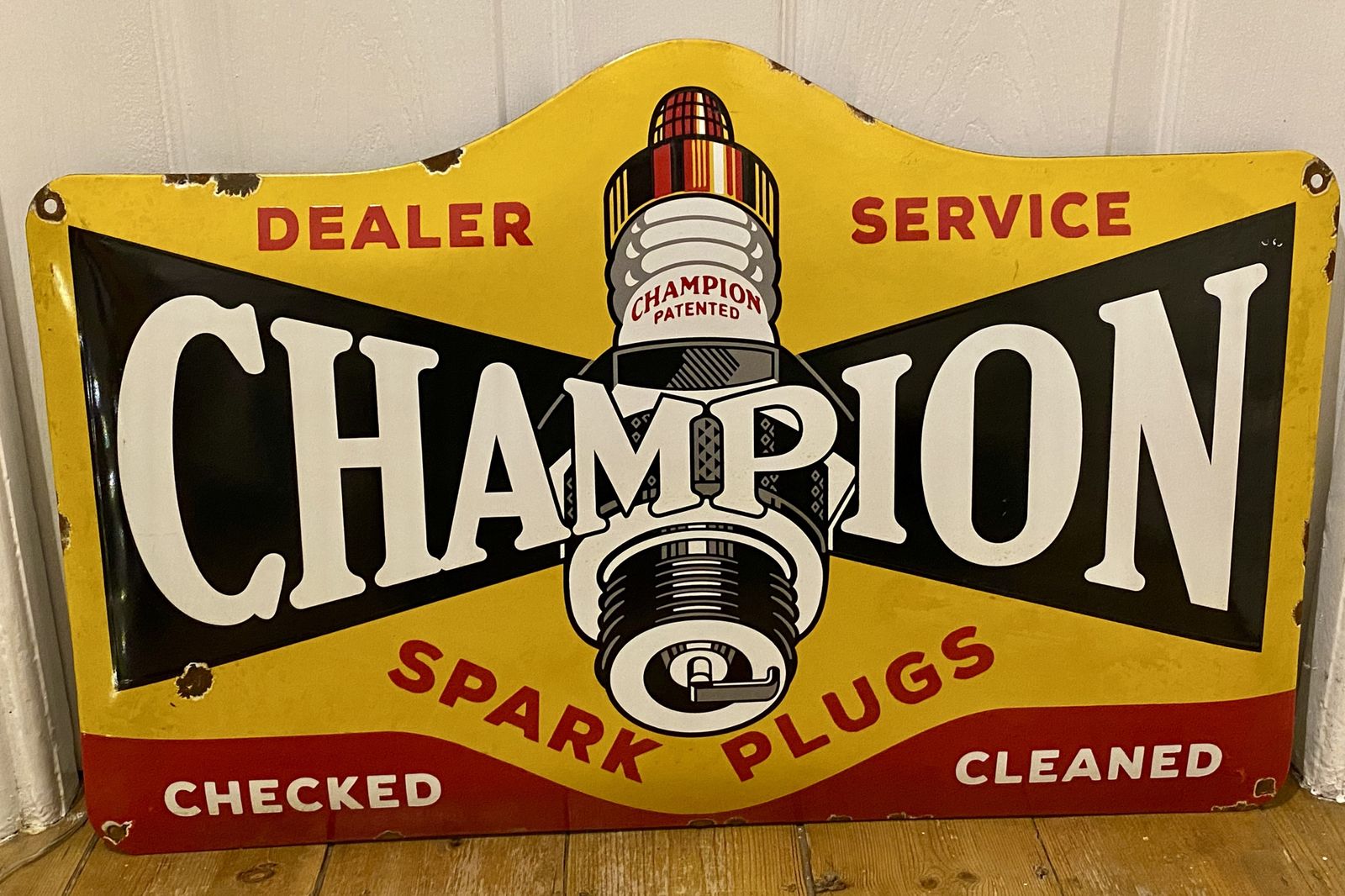 Large Champion Spark Plugs Parts Speed Huge Shop Sign Automobile Automotive Garage Art Gasoline Cleaning Motor Racing F1 Car Auto Gas Monkey Ac Fan Aa photo furniture