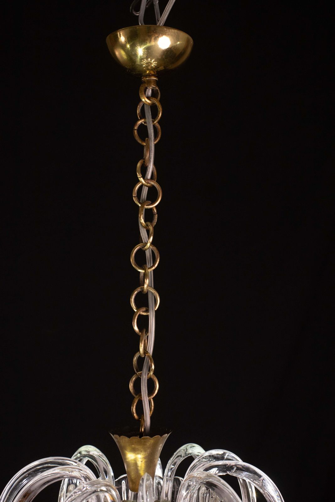 photo for sale Midcentury Jewel Murano Glass Chandelier By Barovier E Toso, 1950s