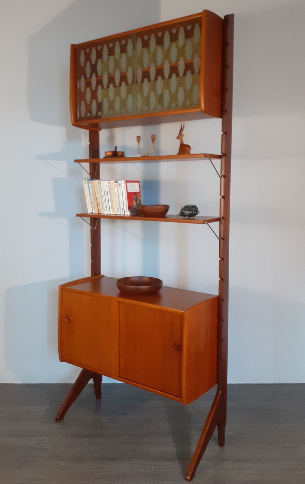 Ergo Freestanding Unit In Teak,  Scandinavian Mid Century 1960s photo vintage