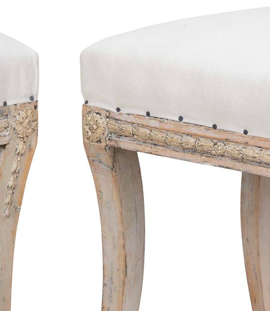 Pair Of 19th Century Swedish Gustavian Period Footstools photo 3400.0
