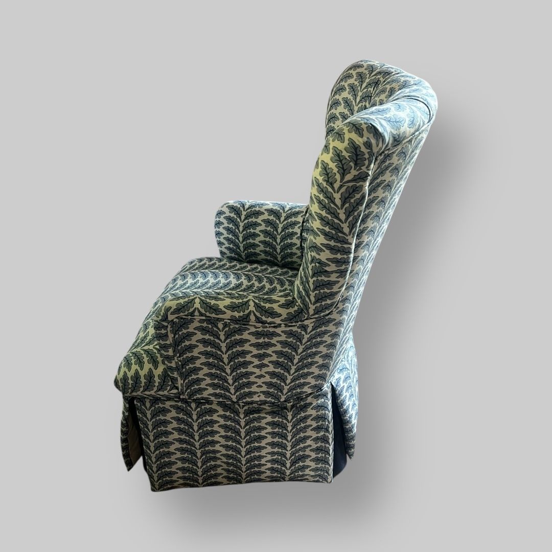 A Newly Upholstered Vintage Nursing Chair photo 945.0