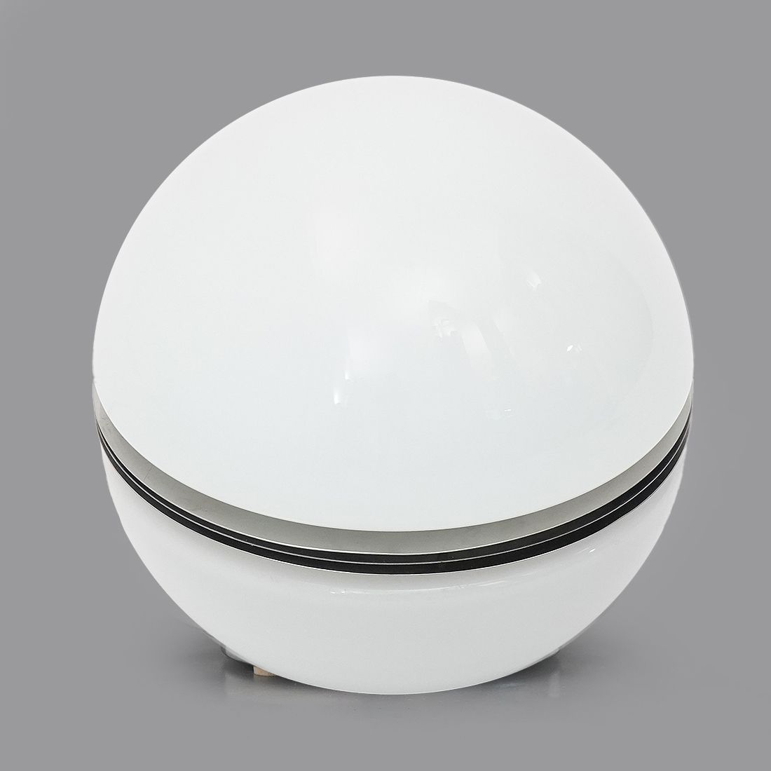 photo furniture White Glass Table Lamp By Enrico Tronconi For Tronconi, 1970s