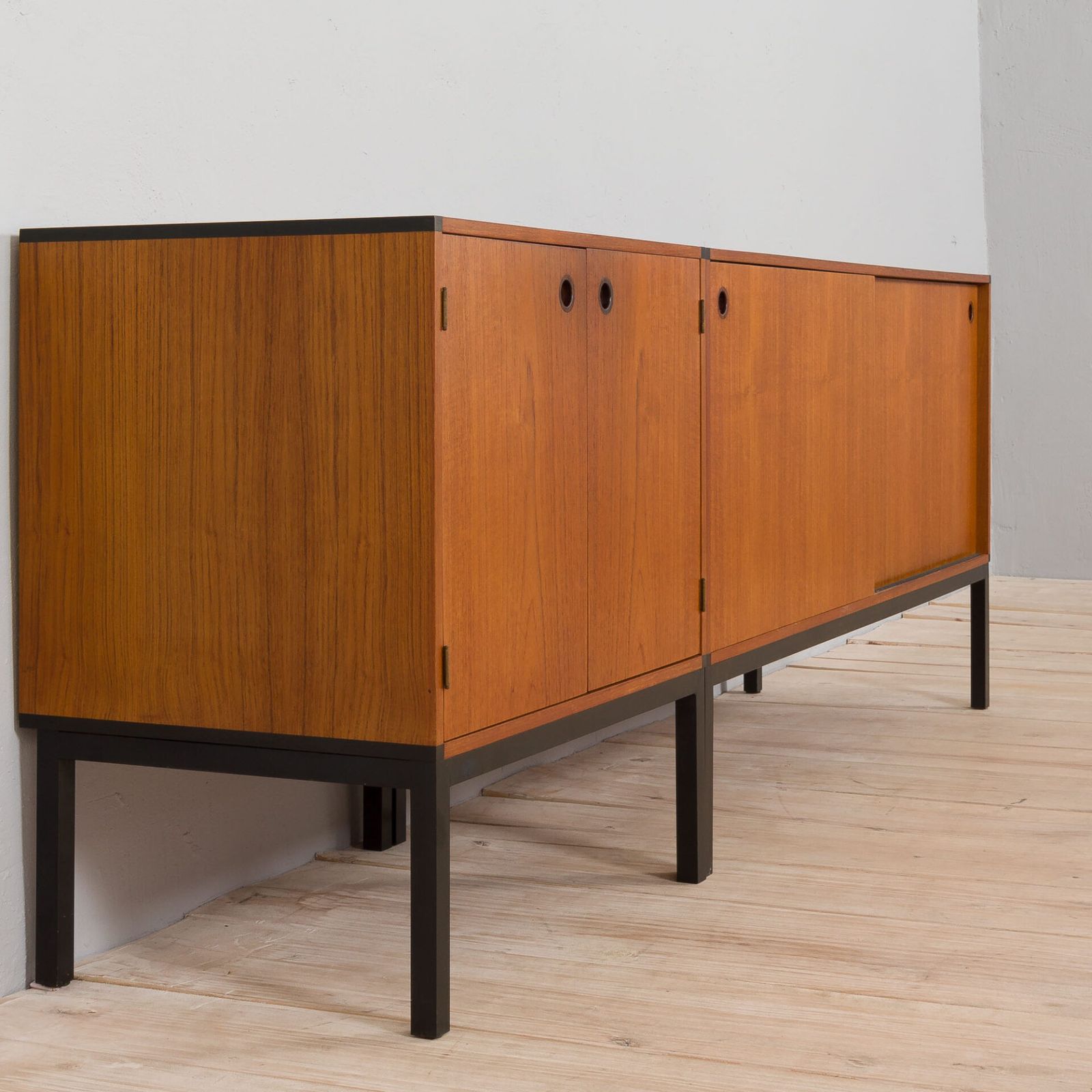 2701.0 Set Of 2 Teak Credenzas By Aksel Kjersgaard Danish Sideboard, 1960s photo
