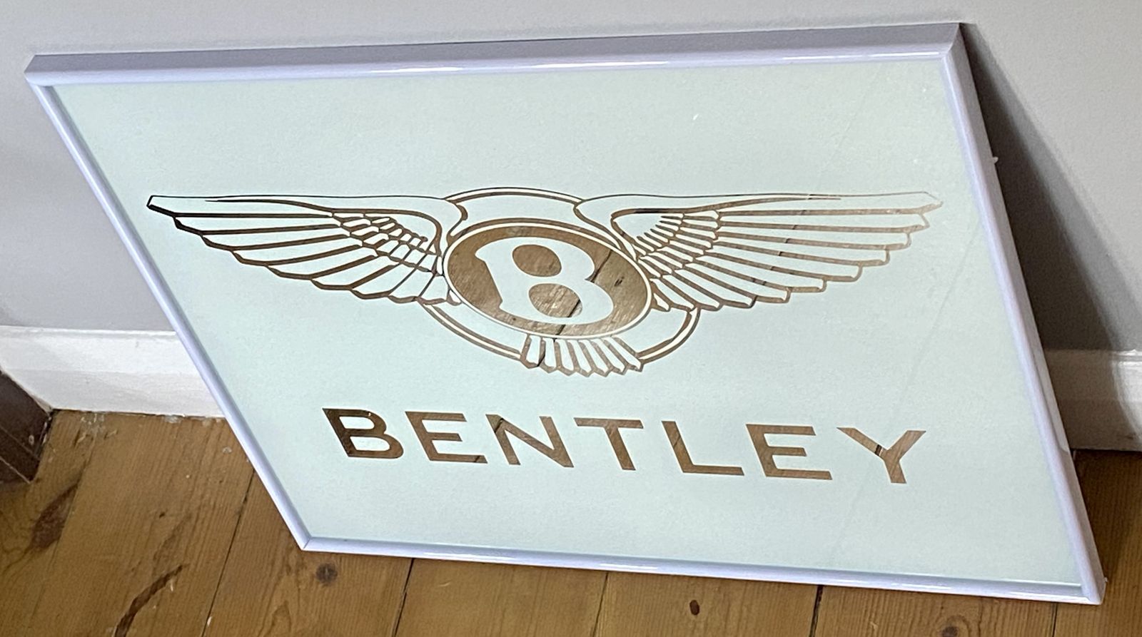 Bentley Motors Showroom Mirror Sign Garage Car Art Rolls Royce Bentayga 4x4 4wd Continental Gt Gtc Flying Spur Parts For Sale Picture Mulliner Car