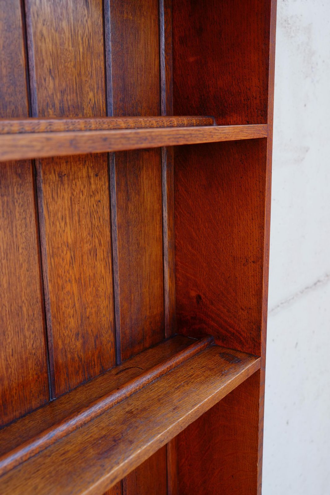 Compact Antique Solid Oak Welsh Dresser With Plate Rack photo 1155.0