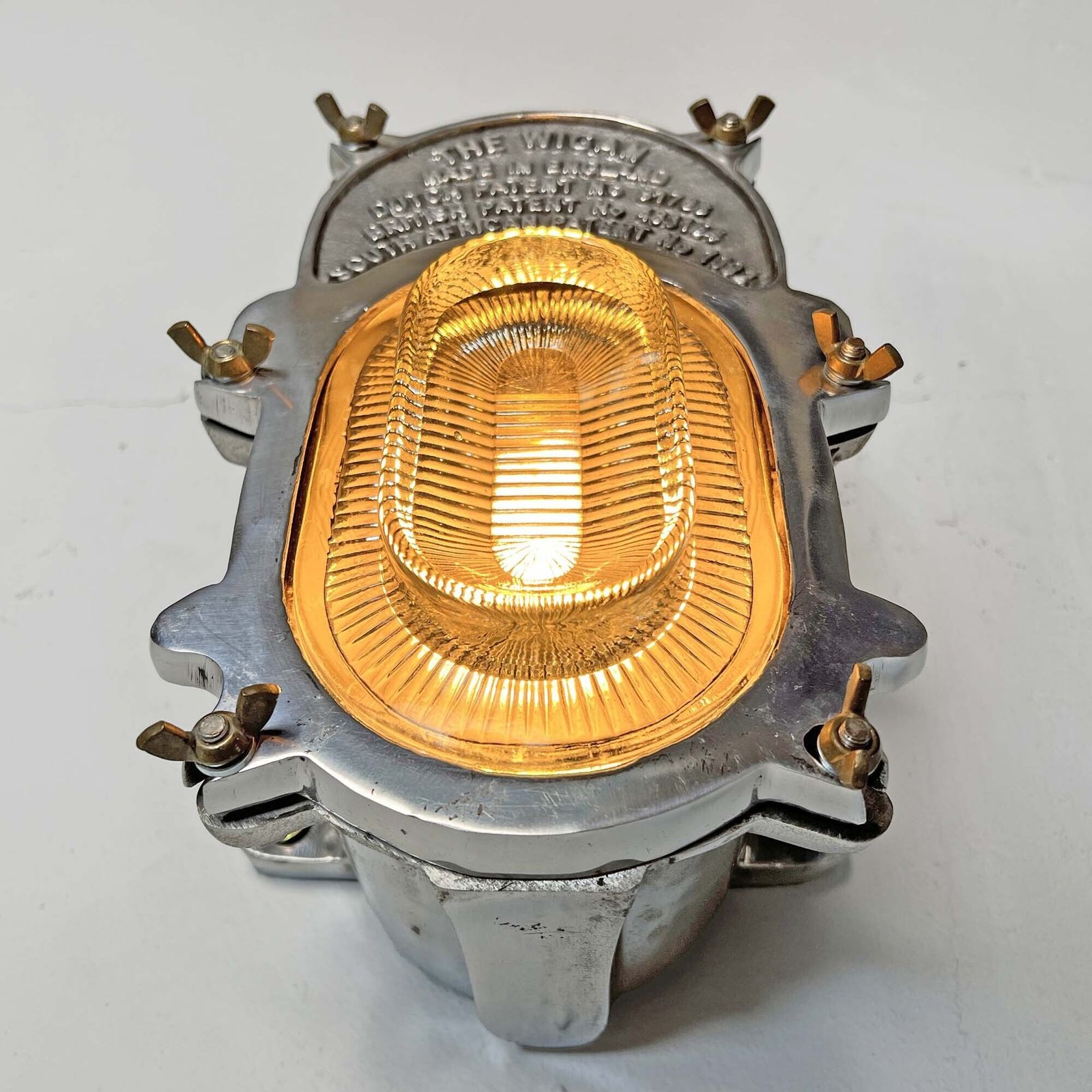 photo furniture The Wigan Bulkhead Wall Light, 1940s