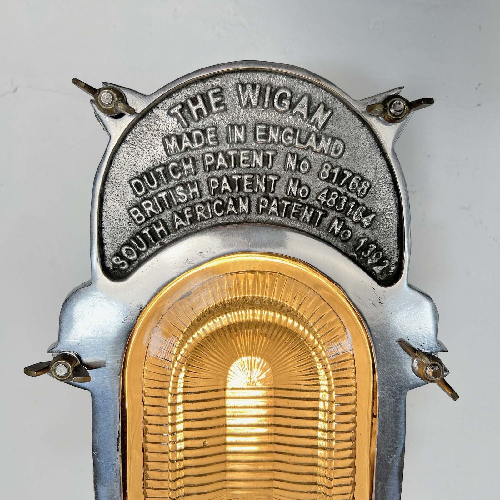 photo for sale The Wigan Bulkhead Wall Light, 1940s