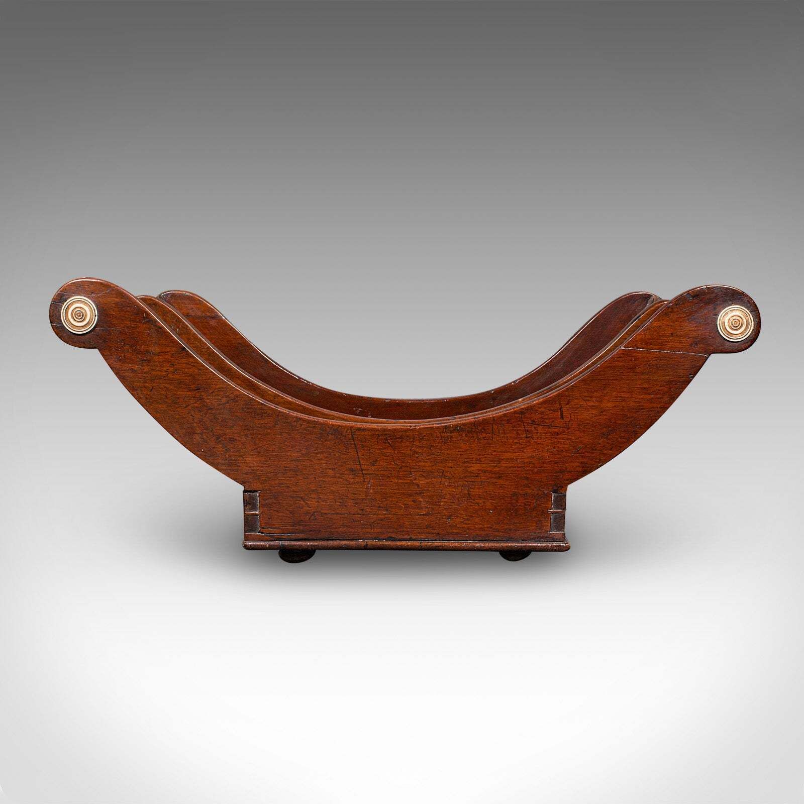 Antique Butler's Stilton Stand, English, Cheese Truckle Crescent, Georgian, 1780 photo for sale