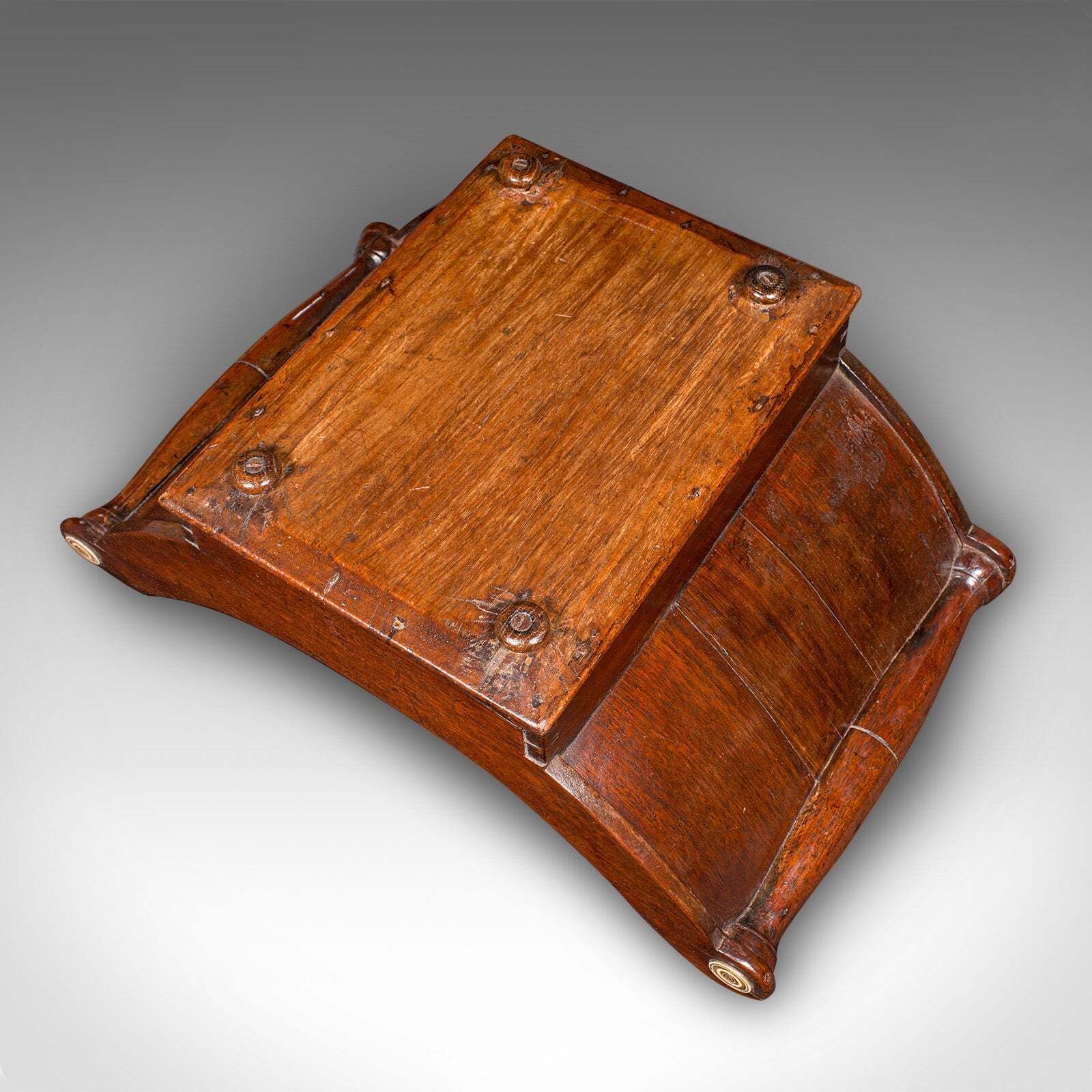 photo for sale Antique Butler's Stilton Stand, English, Cheese Truckle Crescent, Georgian, 1780