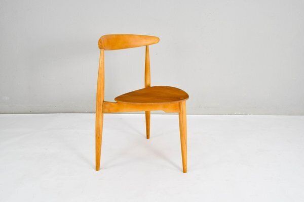 photo buy Fh4103 Heart Dining Chairs By Hans Wegner For Fritz Hansen, Denmark, 1950s, Set Of 4