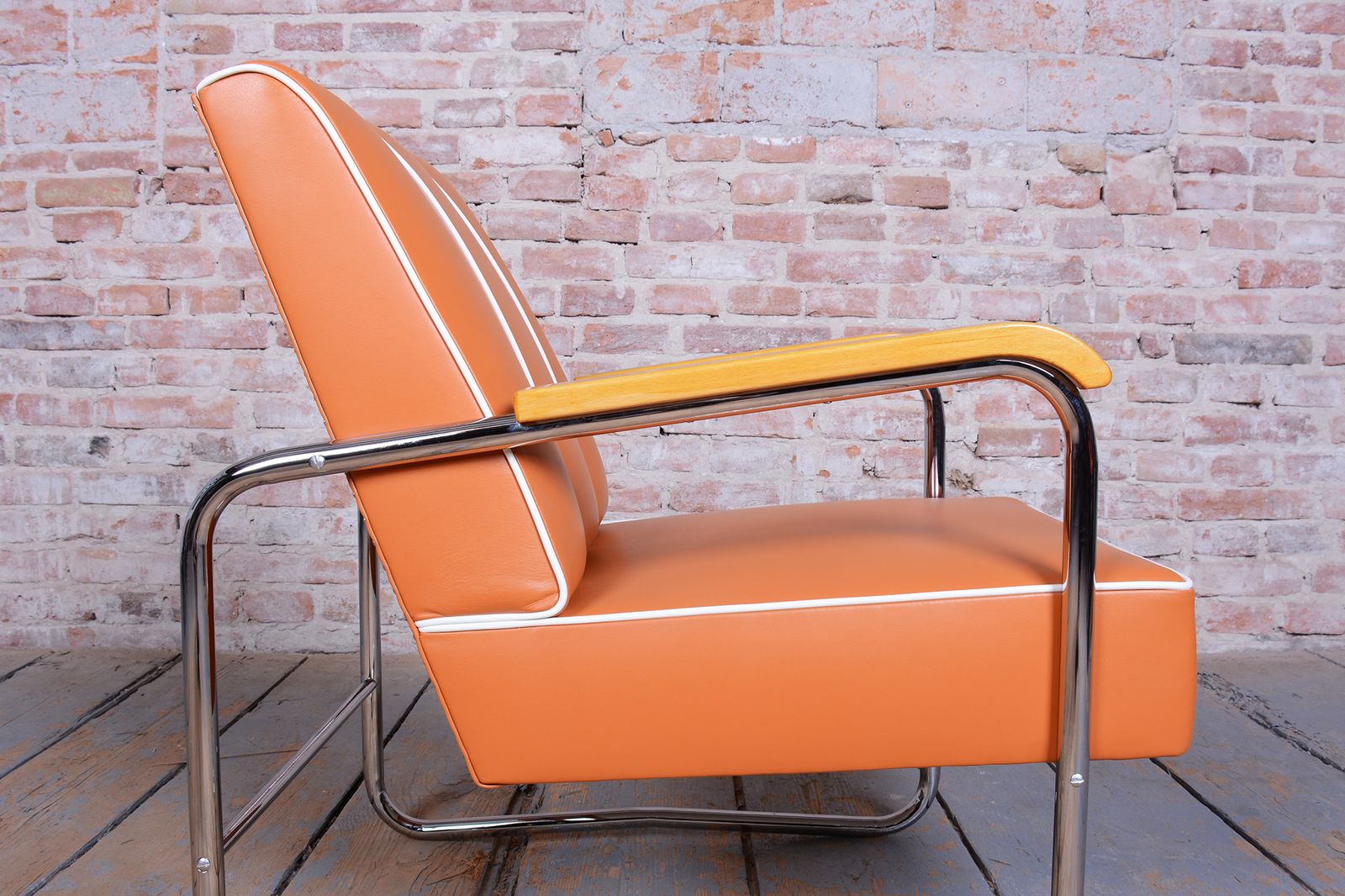 photo buy Pair Of Restored Bauhaus Armchairs, By K. Honzík For Vanický Praha, Czech, 1930s