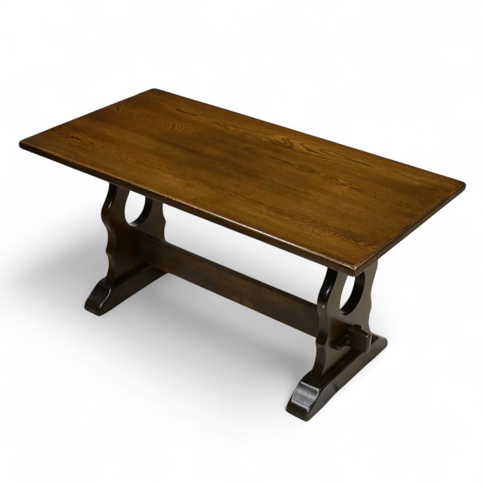 Large Oak Coffee Table Tudor Refectory Style Jaycee Free Uk Delivery photo vintage