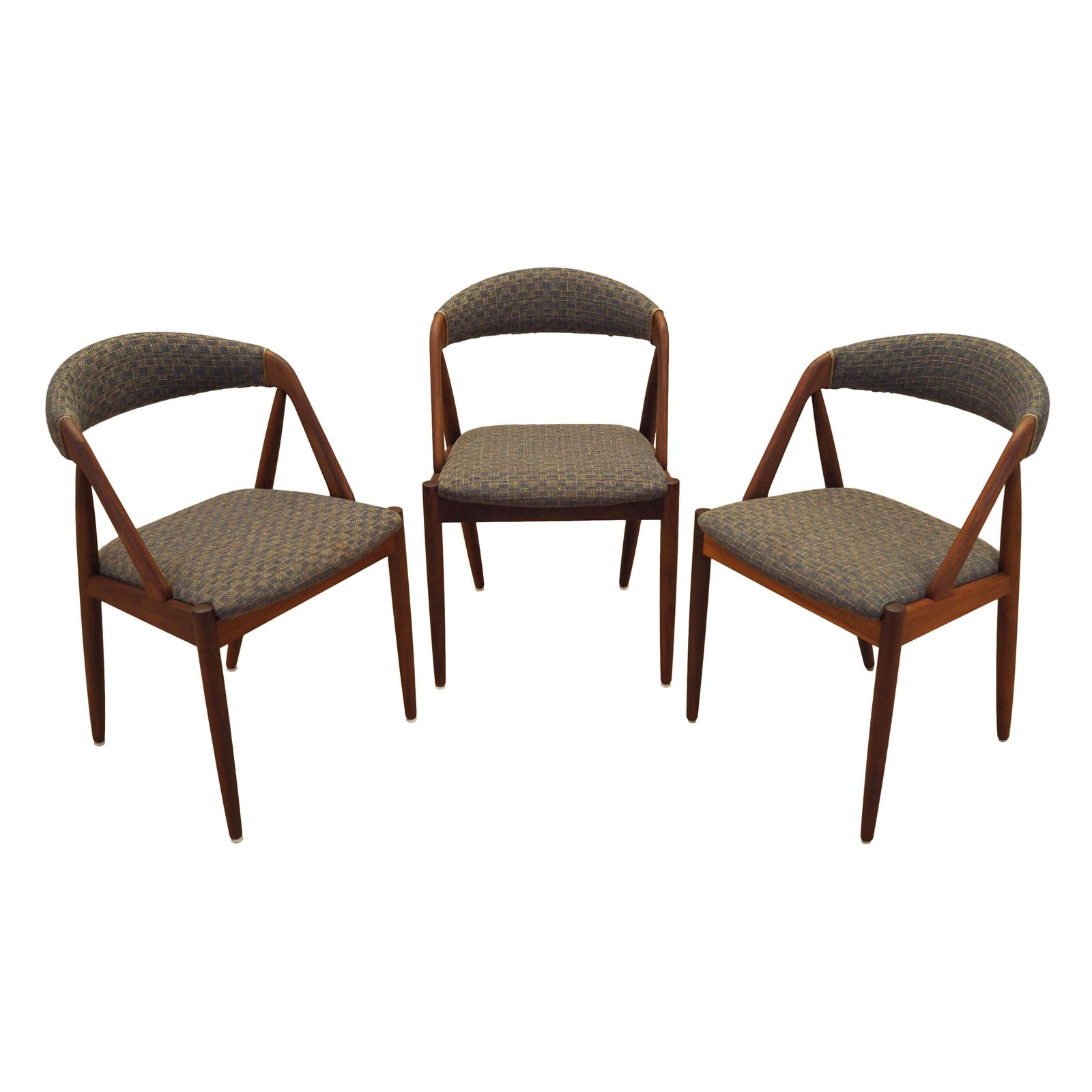 Set Van Drie Teakhouten Stoelen, Deens Design, Ca. Jaren 1970, Ontwerper: Kai Kristiansen