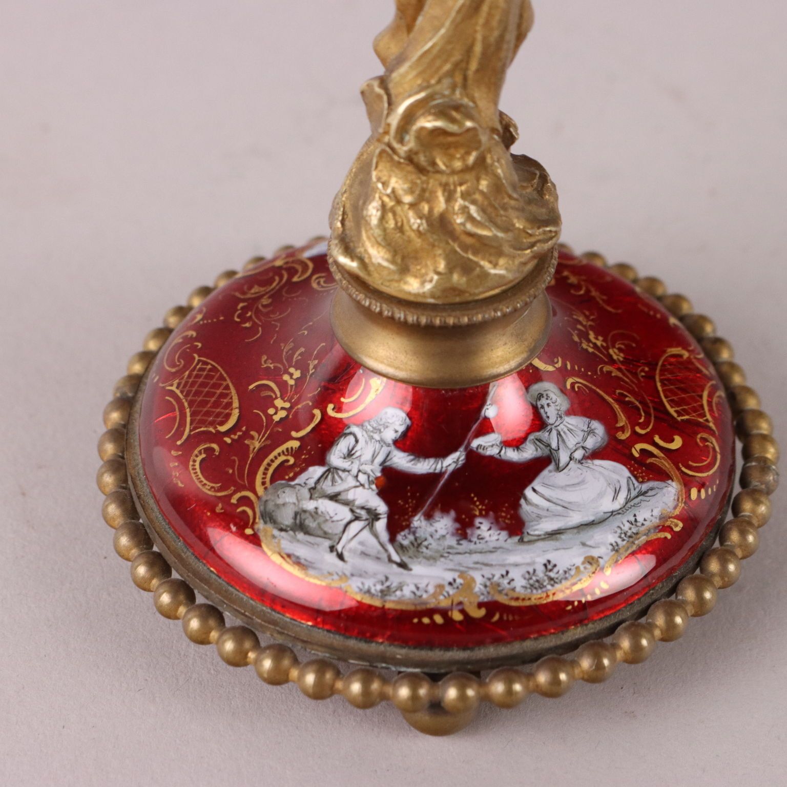Antique Clock Bronze Decorations France XX Century photo buy