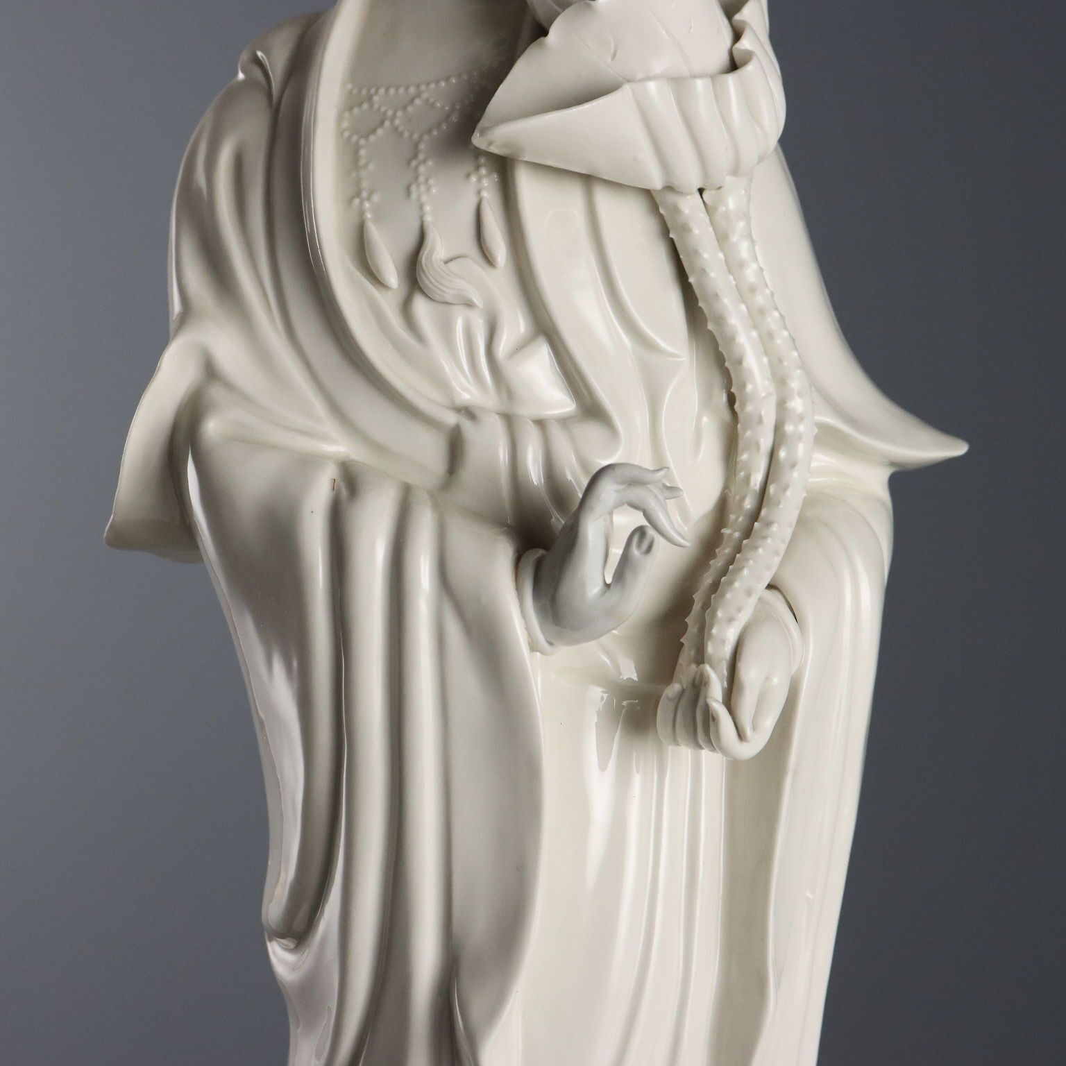 Antique Sculpture Guanyin Porcelain China XX Century photo 510.0