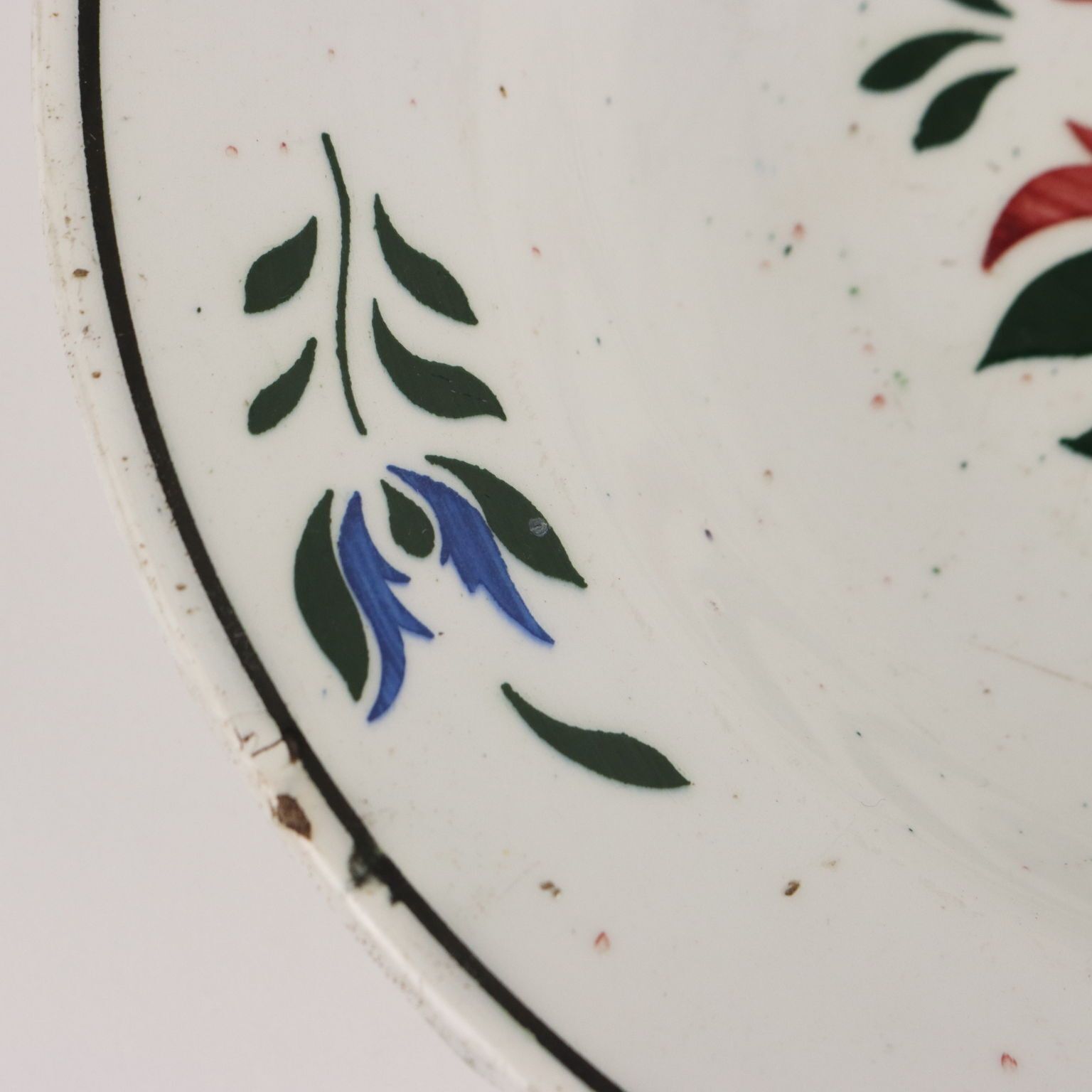 Antique Ceramic Plate Of French Manufacture Early XX Century photo 100.0