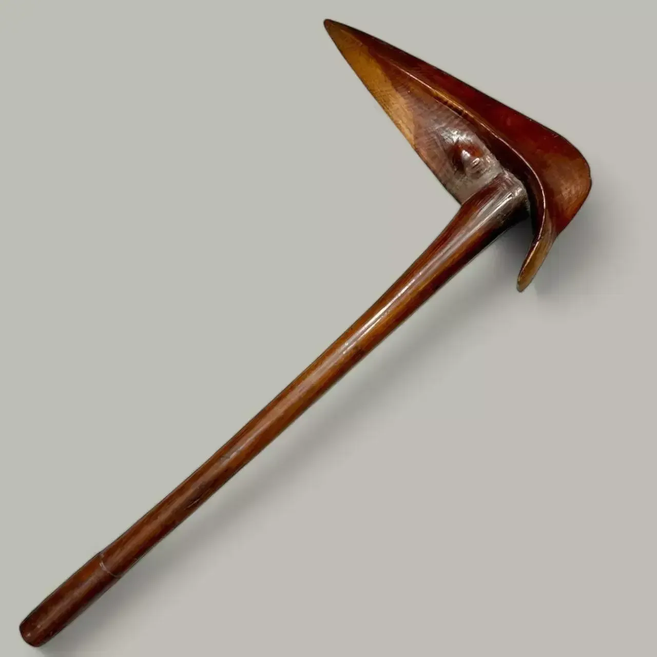 Rare Kanak Kagu Wooden Bird Beak Puzzle, New Caledonia, 19th Century photo for sale