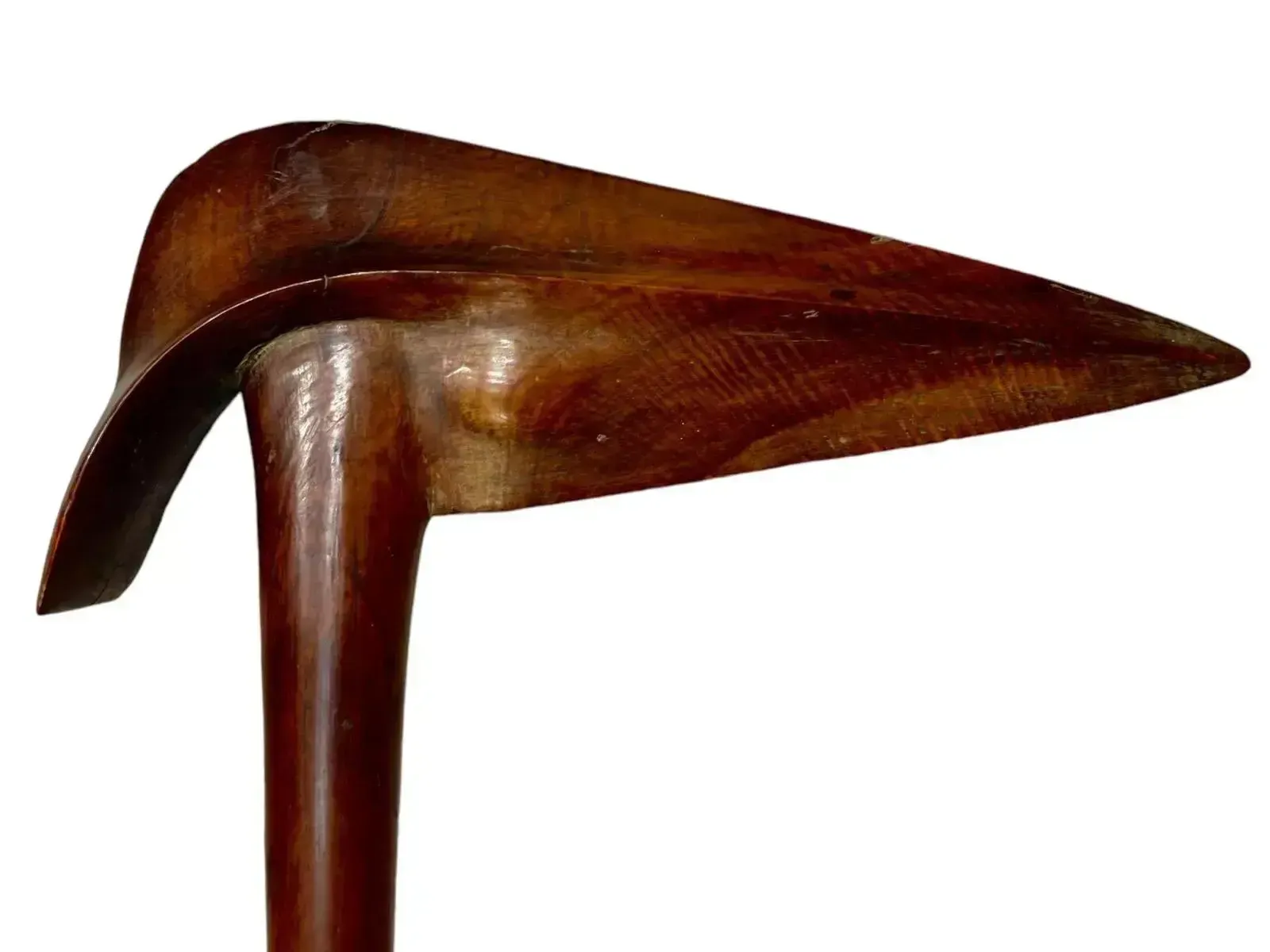 Home Decor Rare Kanak Kagu Wooden Bird Beak Puzzle, New Caledonia, 19th Century photo