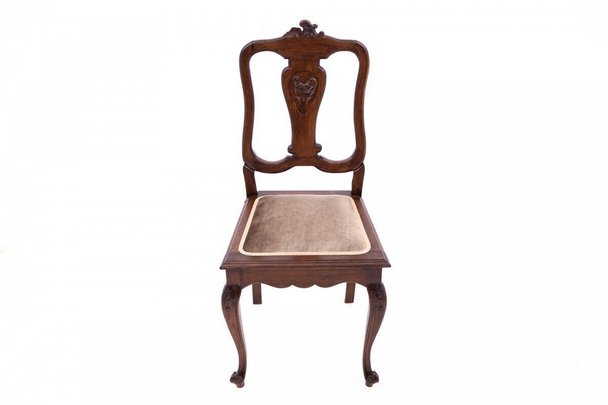 Set Of Six Antique Chairs From Around 1900, France. After Renovation. photo furniture