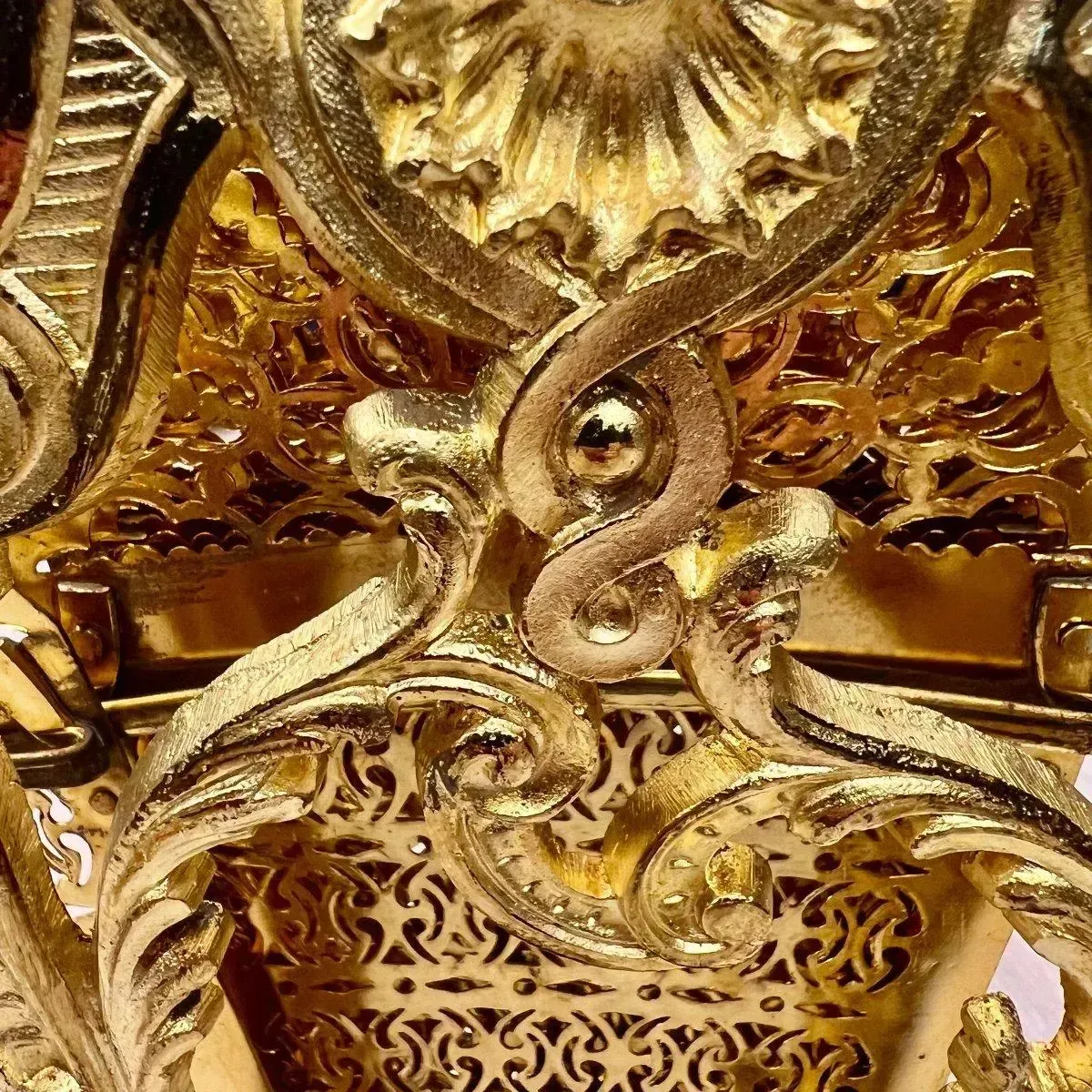 19th Century Fireplace Screen In Gilt Bronze photo Home Fixtures