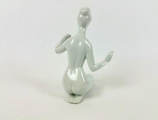 Woman Porcelain Figurine By Jiří černoch For Royal Dux, 1960s photo furniture