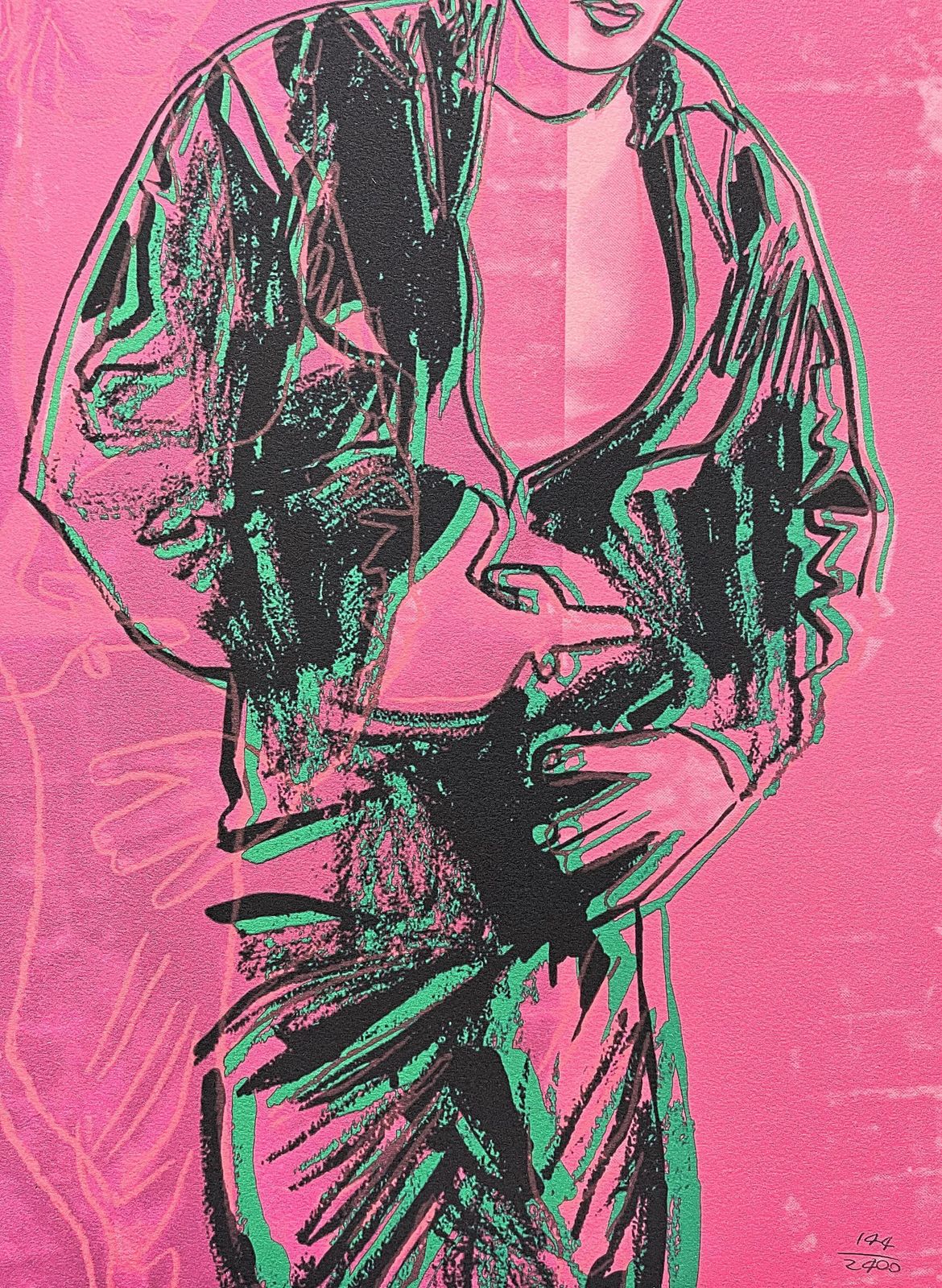 Andy Warhol “James Dean” Signed, Certificate, Limited Edition Of 2400, 60 X 60 Cm, Cmoa photo Art