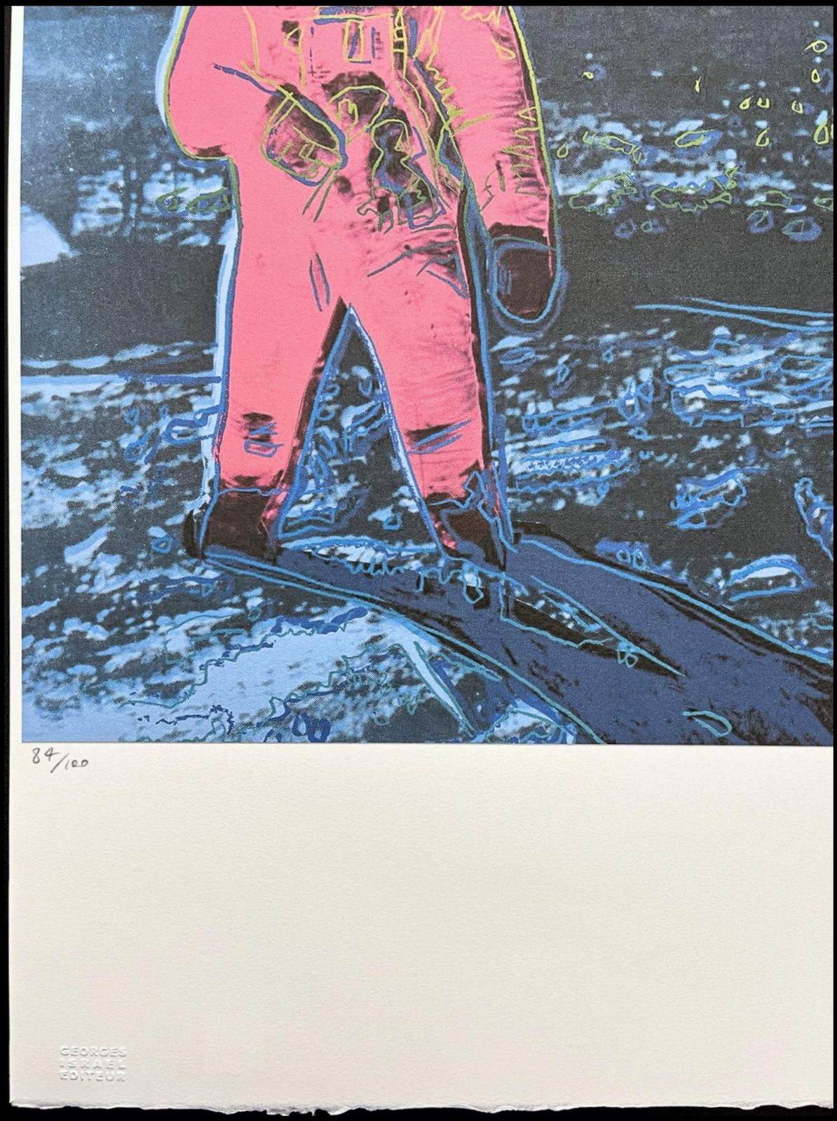 Andy Warhol “Moonwalk” Signed, Limited Edition Of 100, 38 X 56 Cm, Edition Leo Castelli #Warhol  #Popart photo for sale