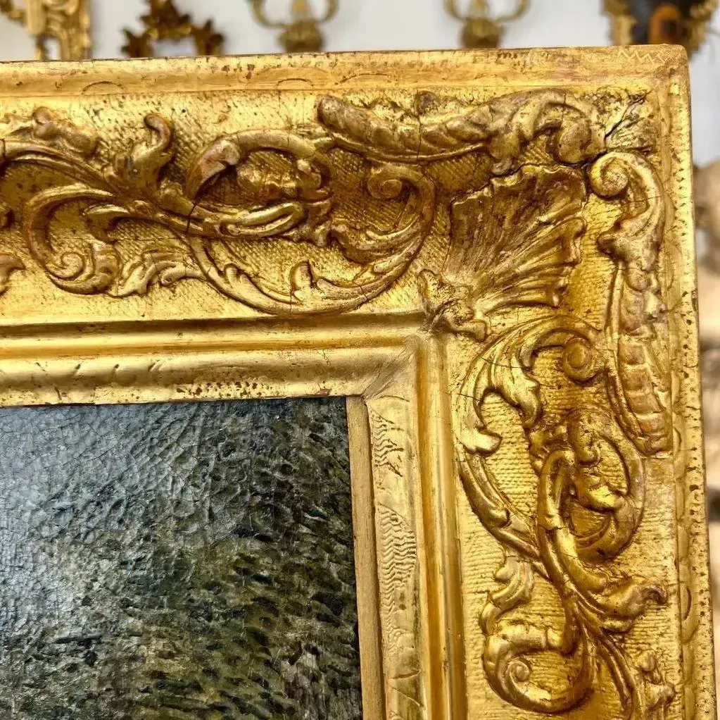 Early 17th Century Tuscan School Oil Painting On Canvas `Virgin And Child` photo furniture