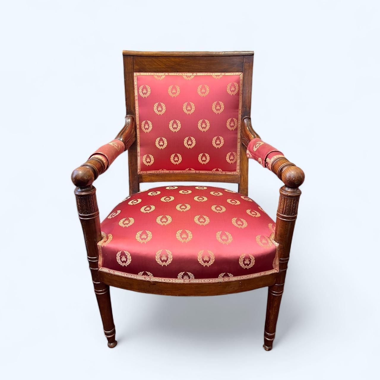 Pair Of 19th Century Armchairs From The Empire Period photo vinterior