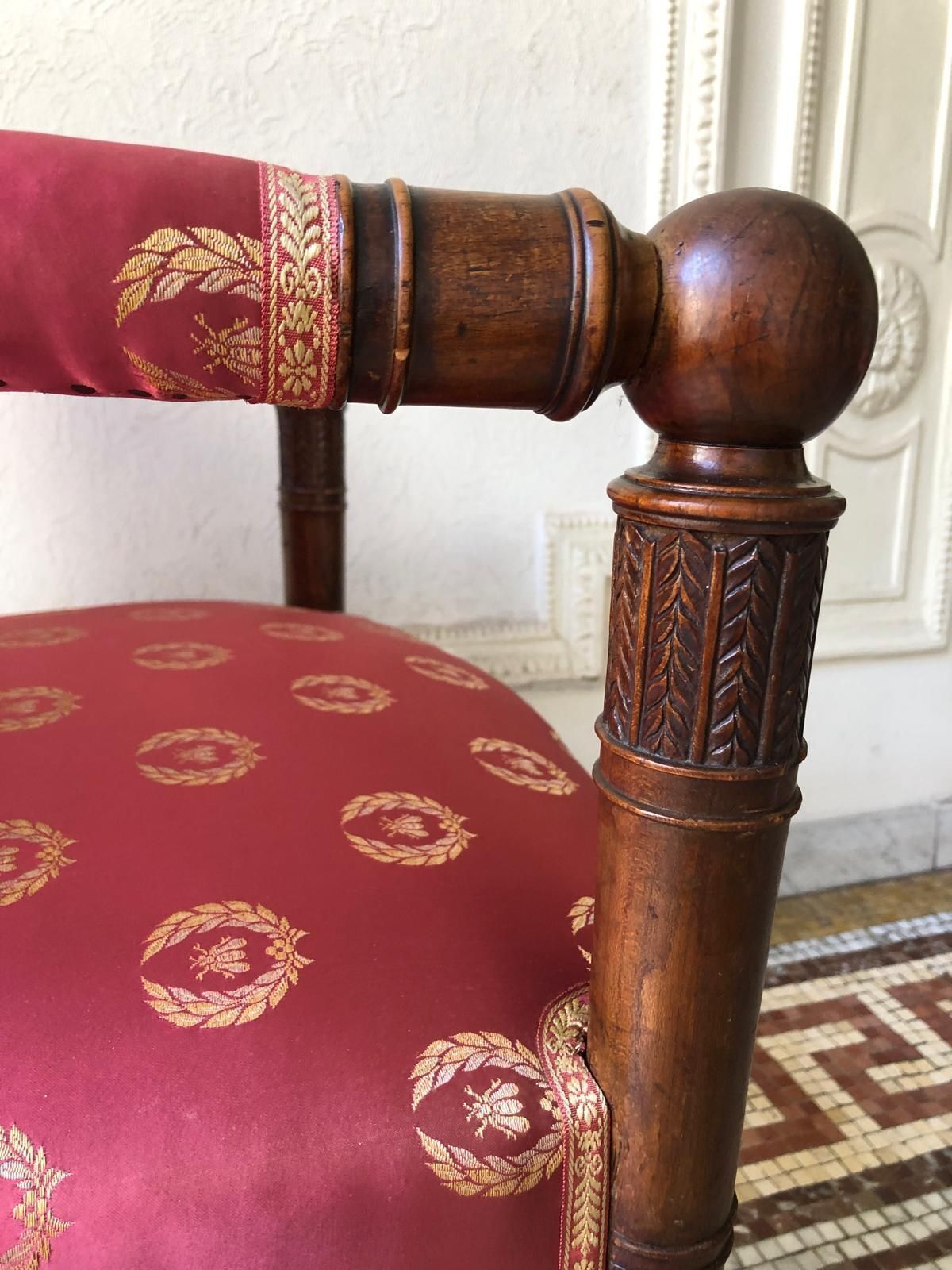 4359.0 Pair Of 19th Century Armchairs From The Empire Period photo