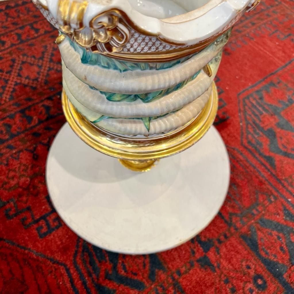 Late 19th Century Pair Of Serving Platters In Paris Porcelain photo for sale