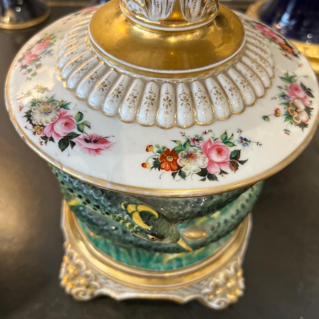 Late 19th Century Pair Of Serving Platters In Paris Porcelain photo Home Decor