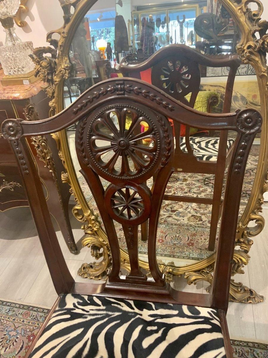 19th Century Set Of 6 Chairs From The Krieger House, Paris photo vinterior