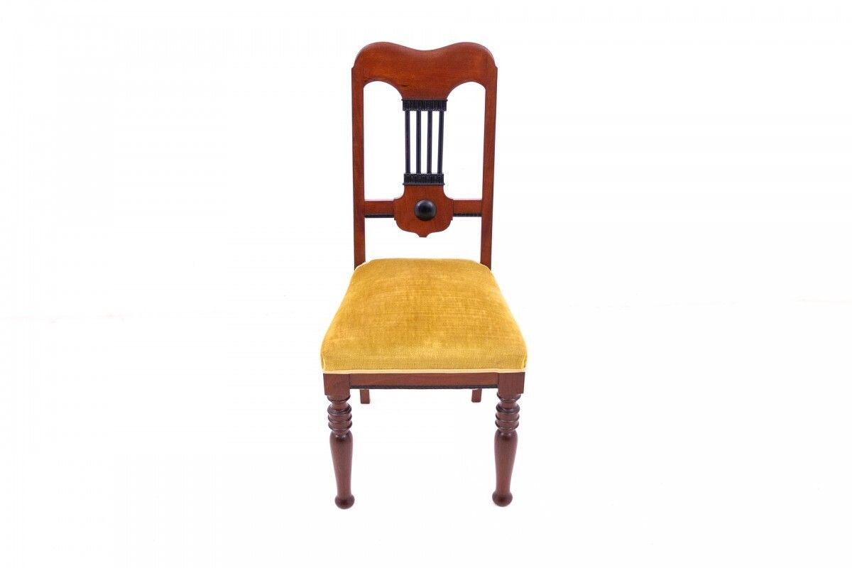Set Of Six Chairs, Northern Europe, Turn Of The 19th And 20th Centuries. After Renovation. photo Furniture