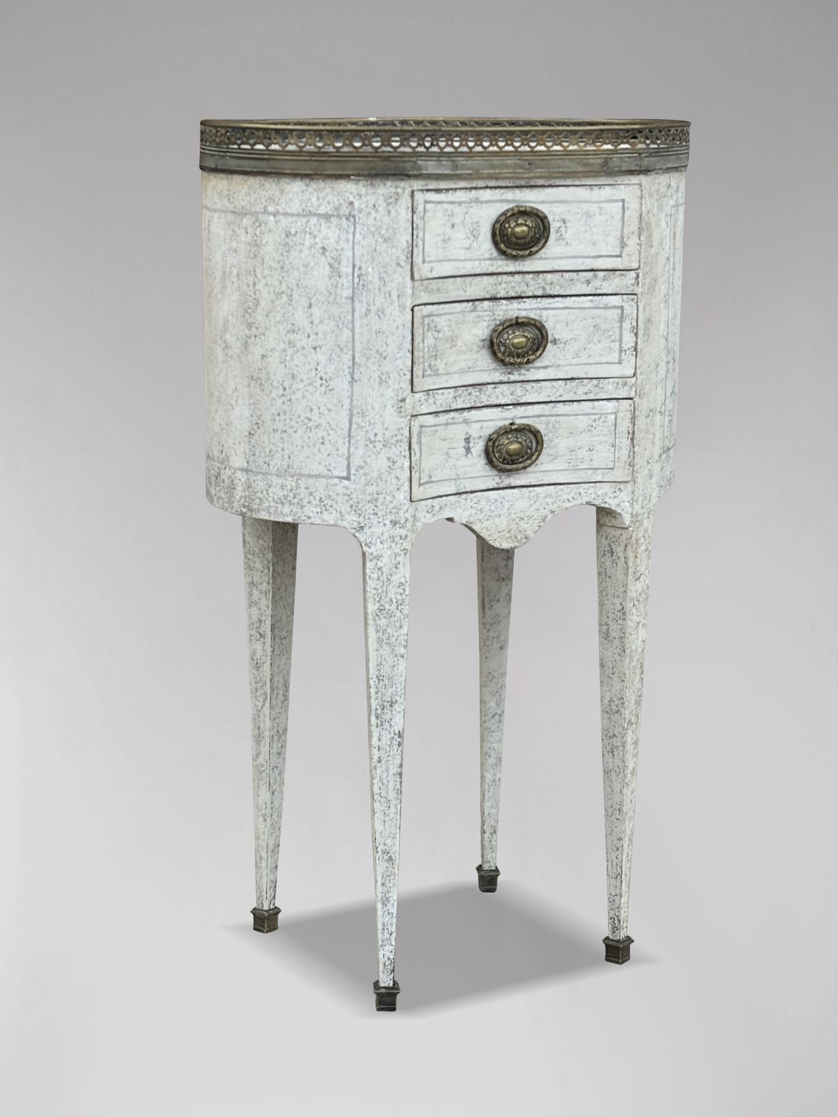 Early 20th Century French Louis XVI Style Painted Side Table photo furniture