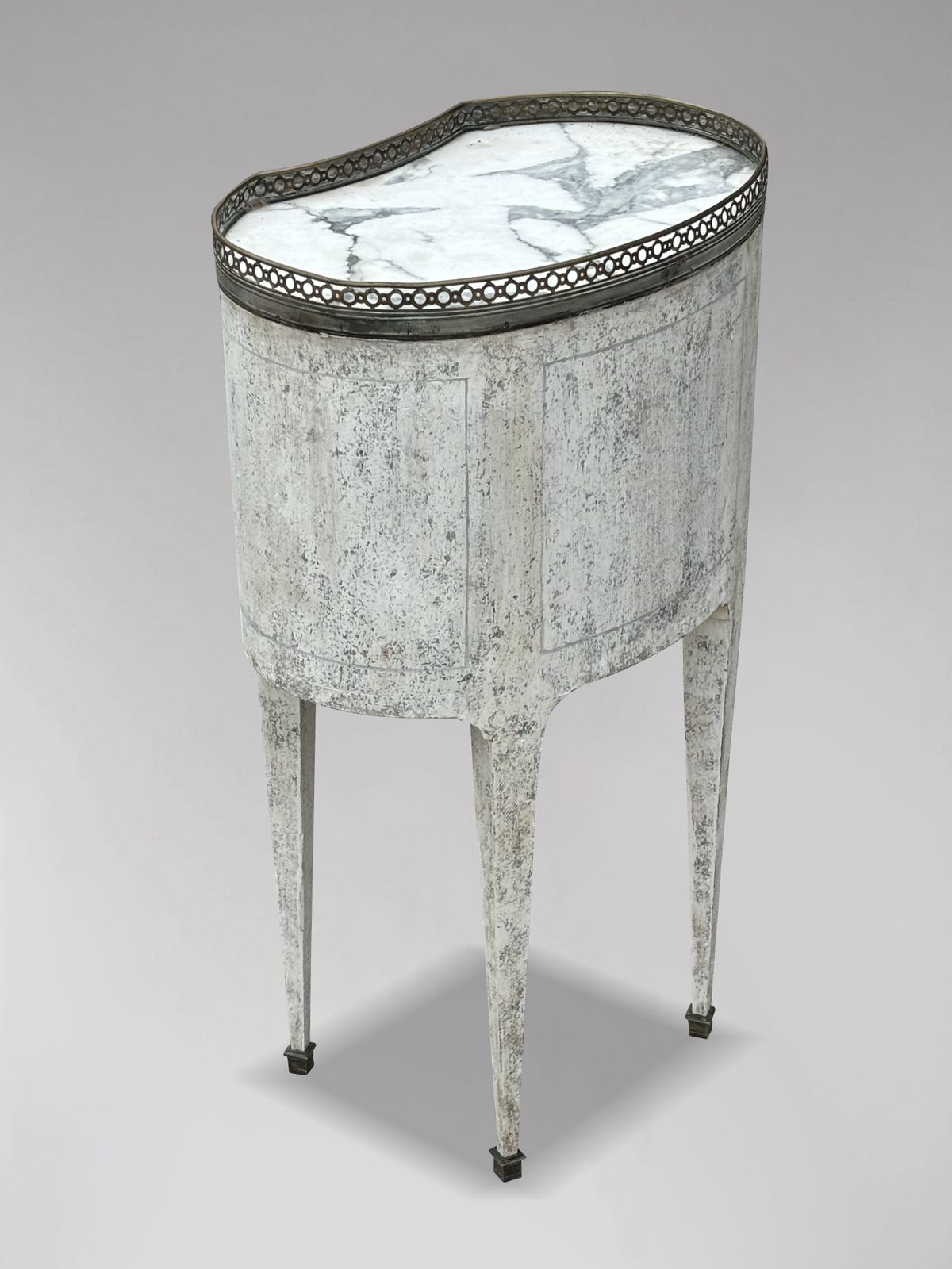 Early 20th Century French Louis XVI Style Painted Side Table photo Furniture