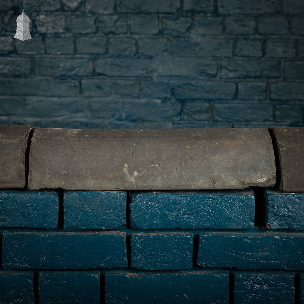 Half Round Wall Cappings, Staffordshire Blue Copings  A Run Of 3.5m photo furniture