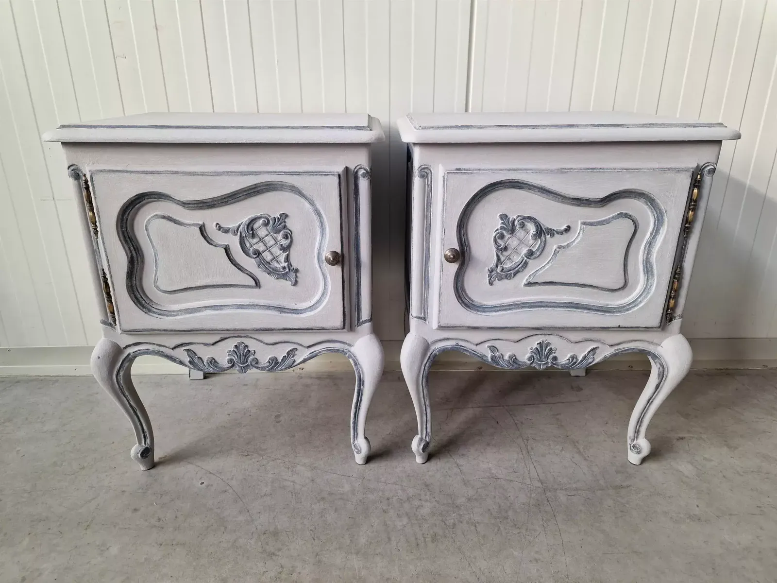 A Pair Of Nightstands, Mid 20th Century photo for sale