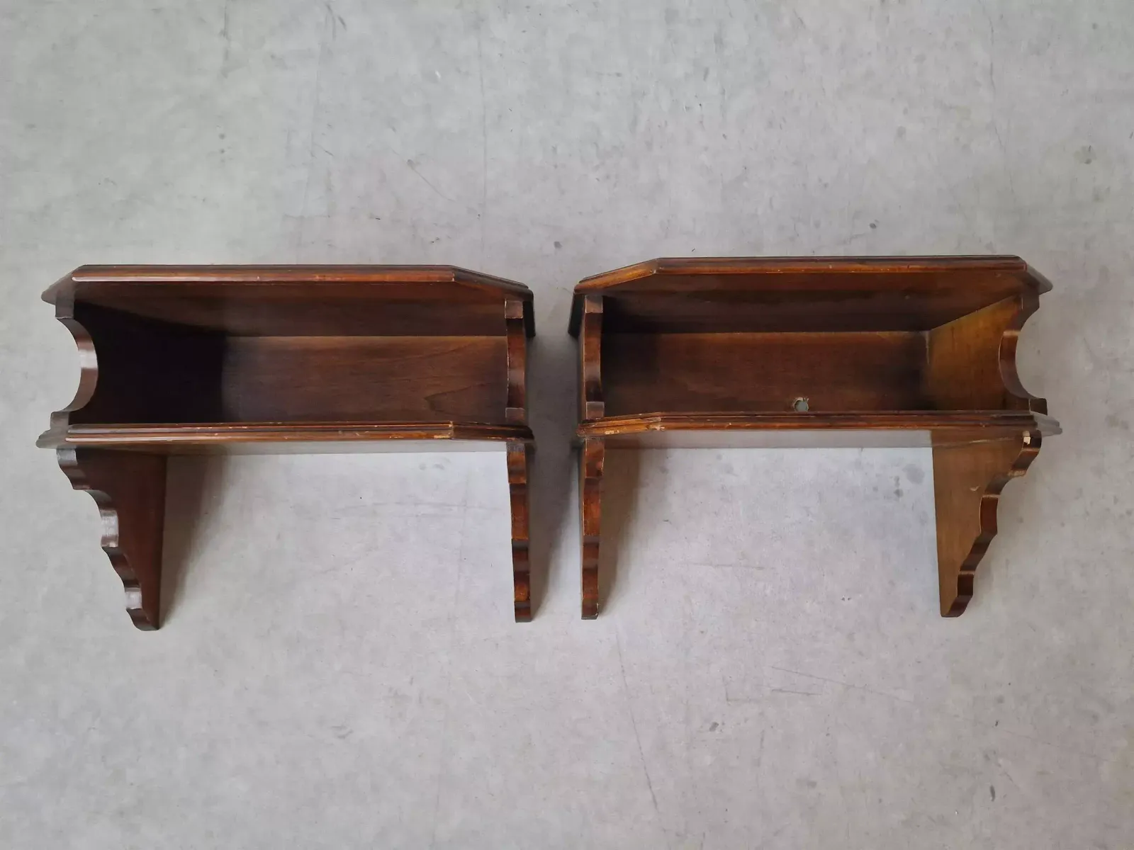A Pair Of Wall Consoles, 1980s photo 128.0