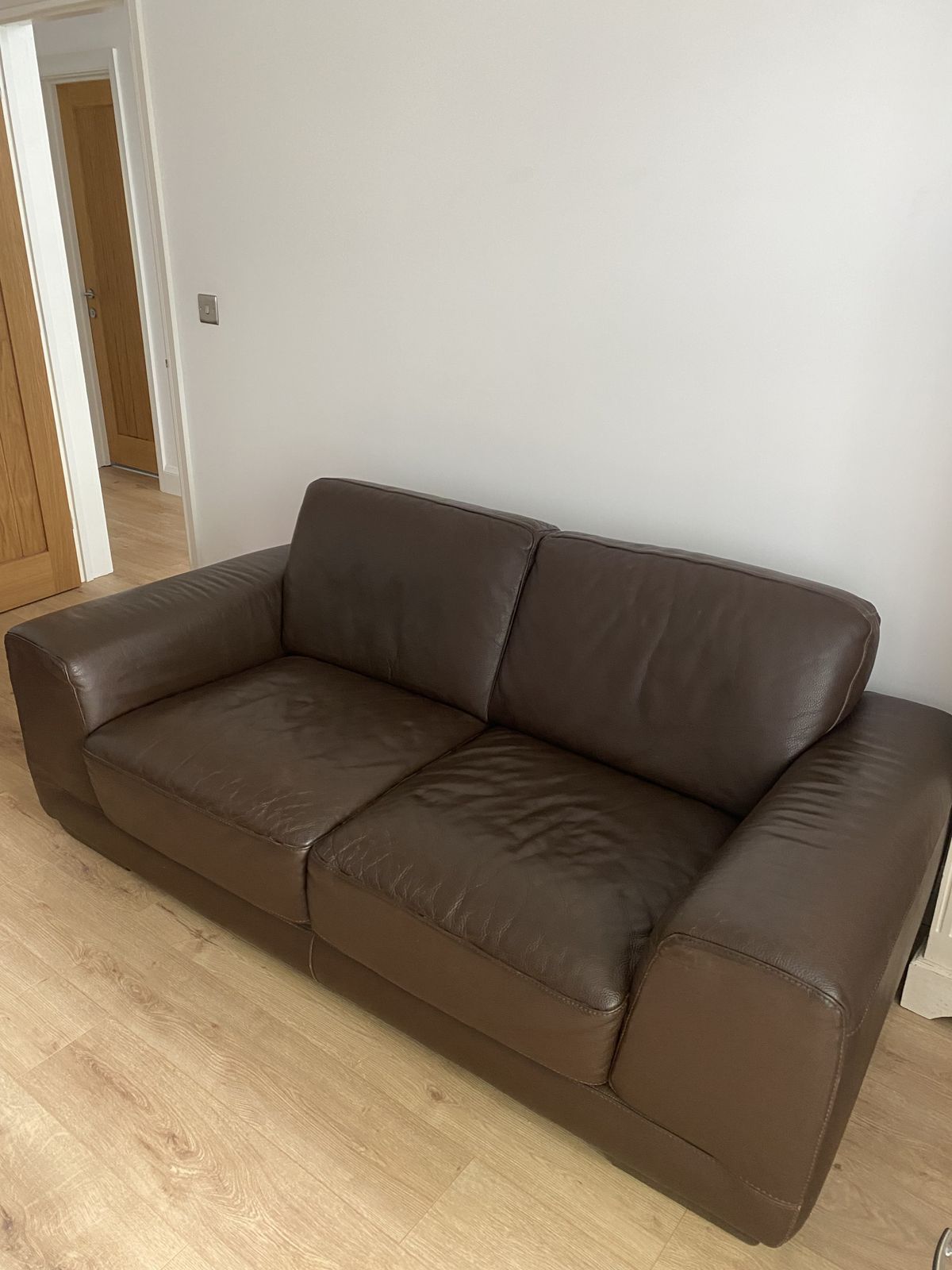 Natuzzi 2 Seater Leather Sofas X 2 photo Furniture
