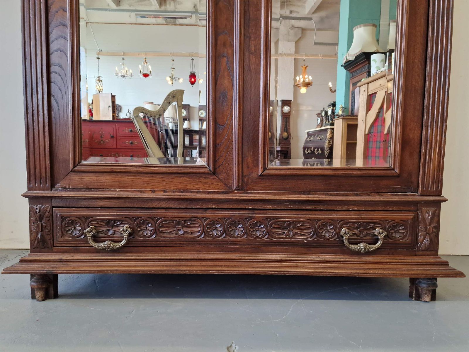 Brethon Style Wardrobe, 1800s, Antique photo for sale