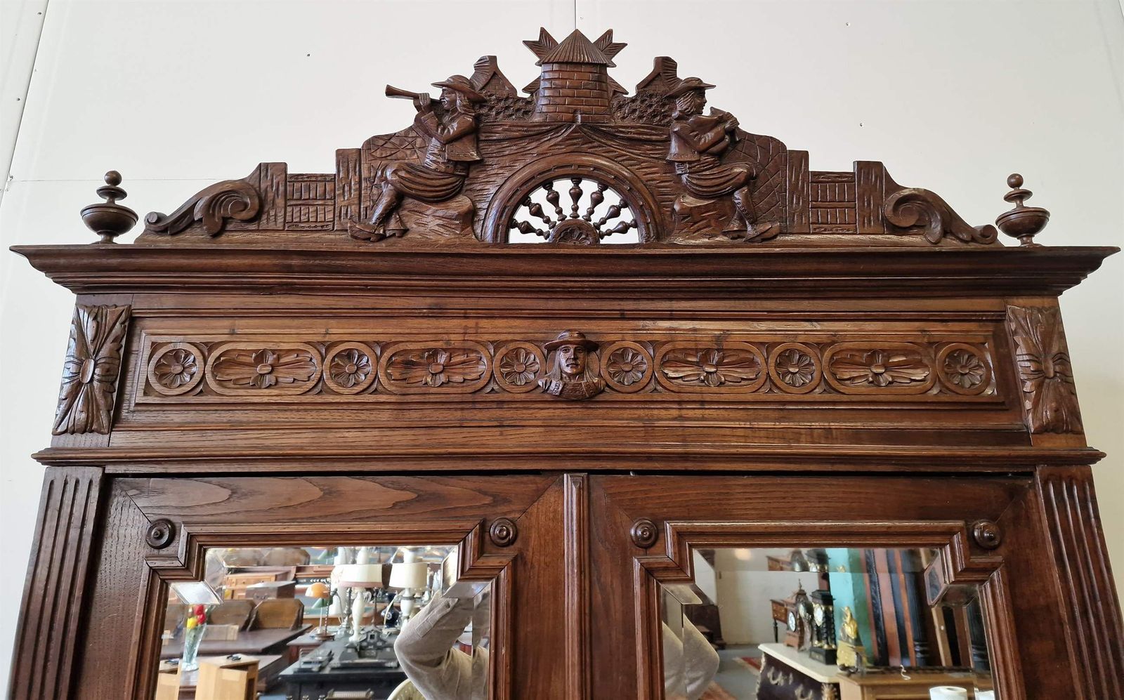 photo furniture Brethon Style Wardrobe, 1800s, Antique