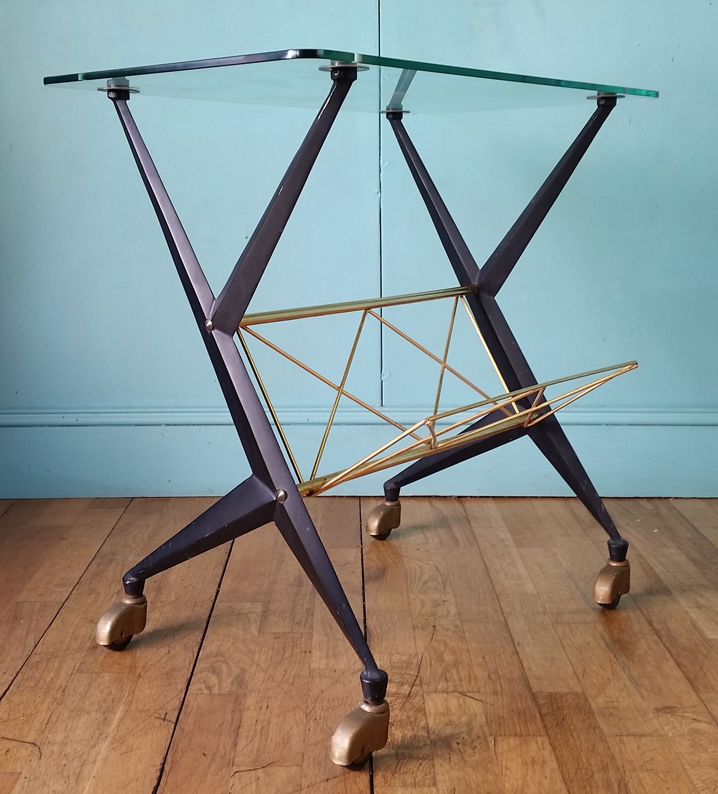 Italian Mid Century Trolley By Angelo Ostuni