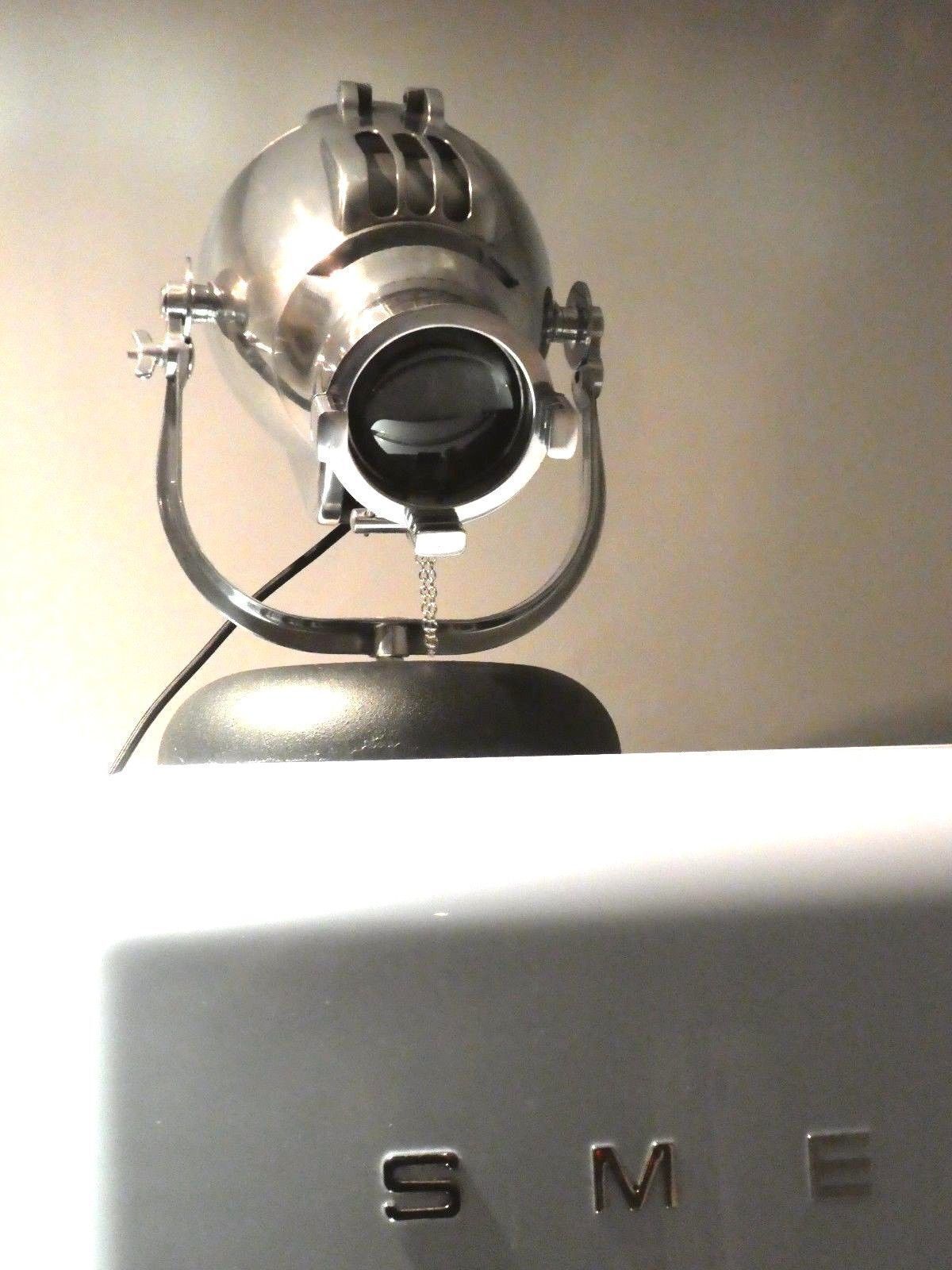 Rare Vintage Strand Electric Theatre Studio Spot Light Desk Film Lamp Lighting Rank Patt 23   Fully Restored photo for sale