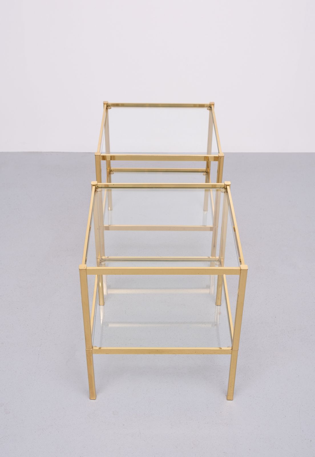 Brass Side Tables Attrib Maison Baguès 1970s France photo buy