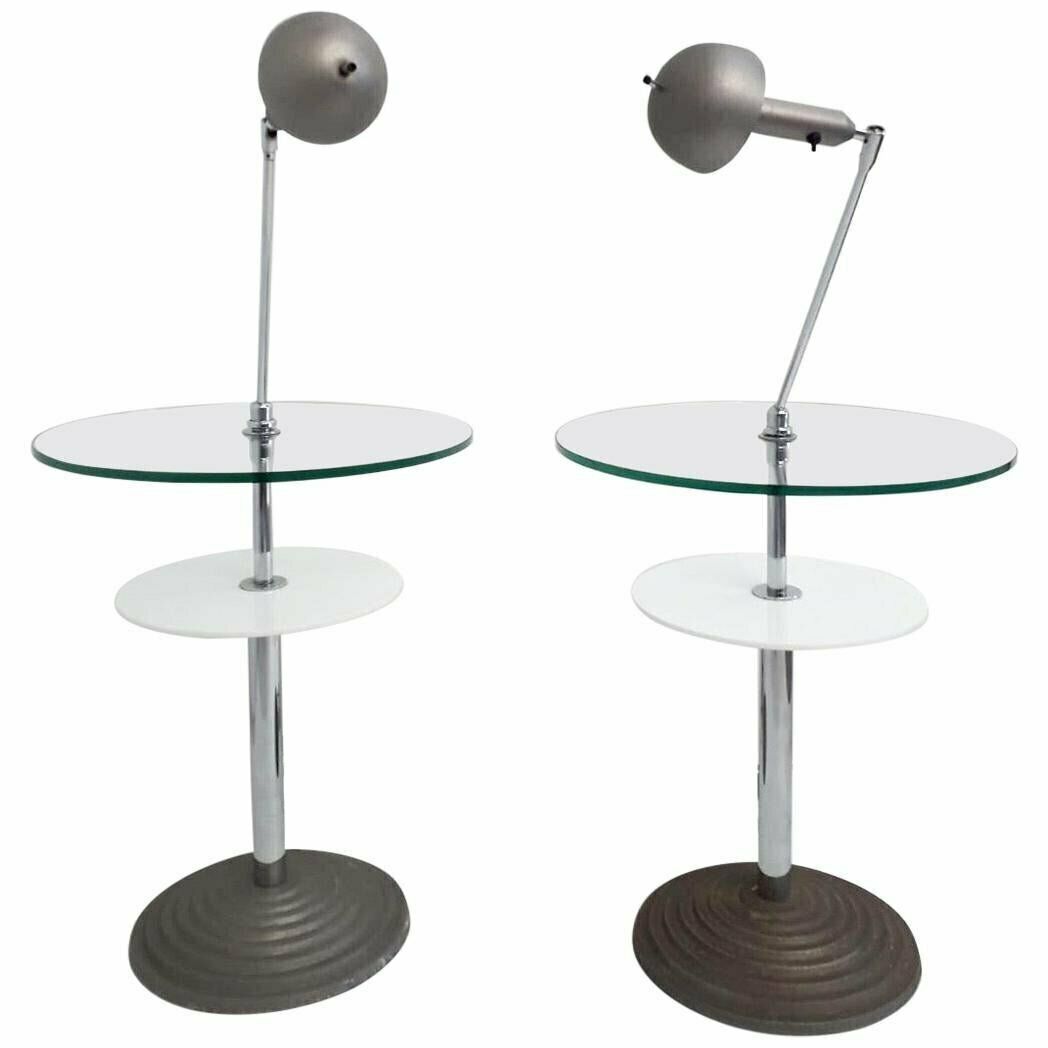 Rare Pair Of Lamp Tables By Fontana Arte
