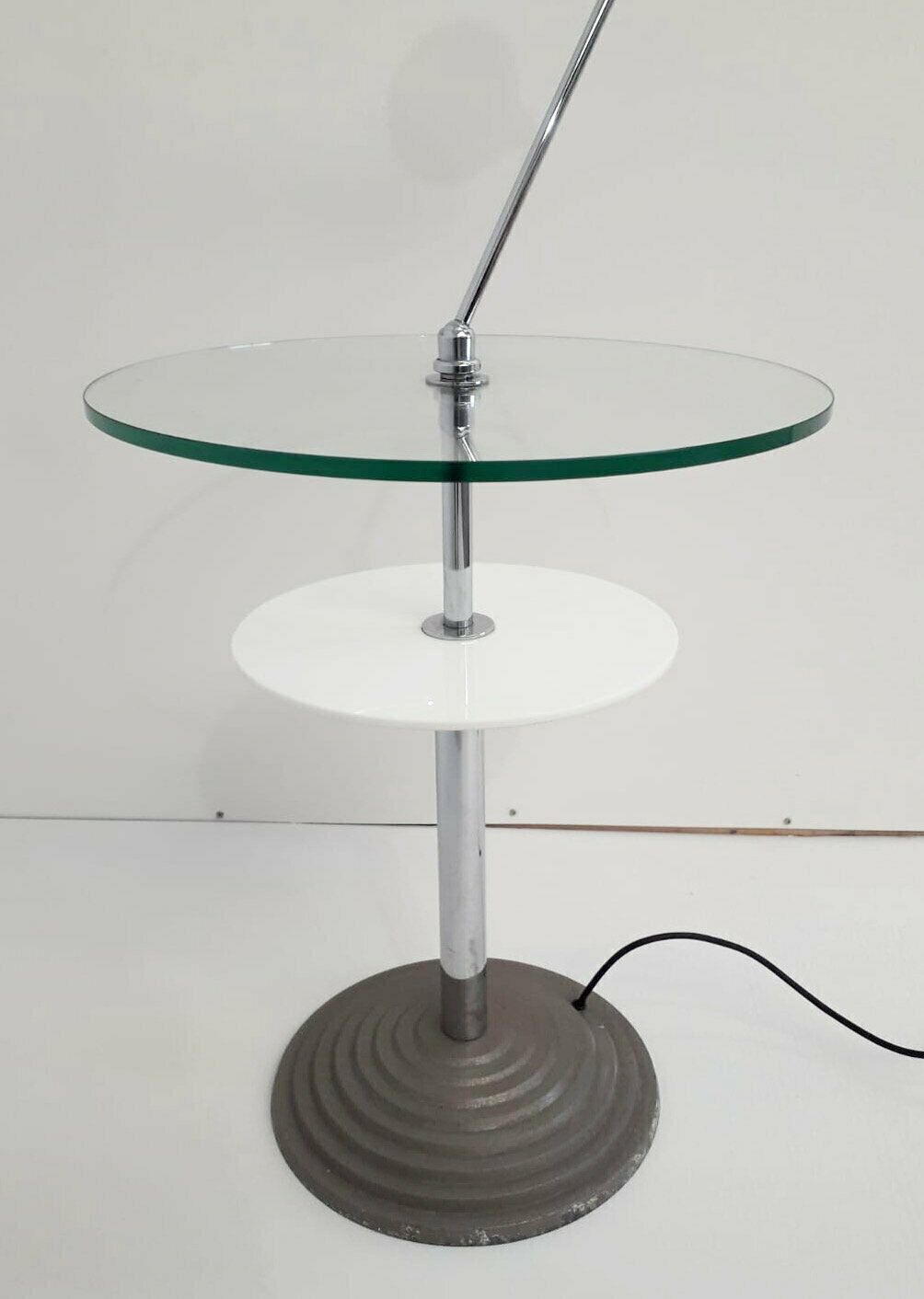 Lighting Rare Pair Of Lamp Tables By Fontana Arte photo