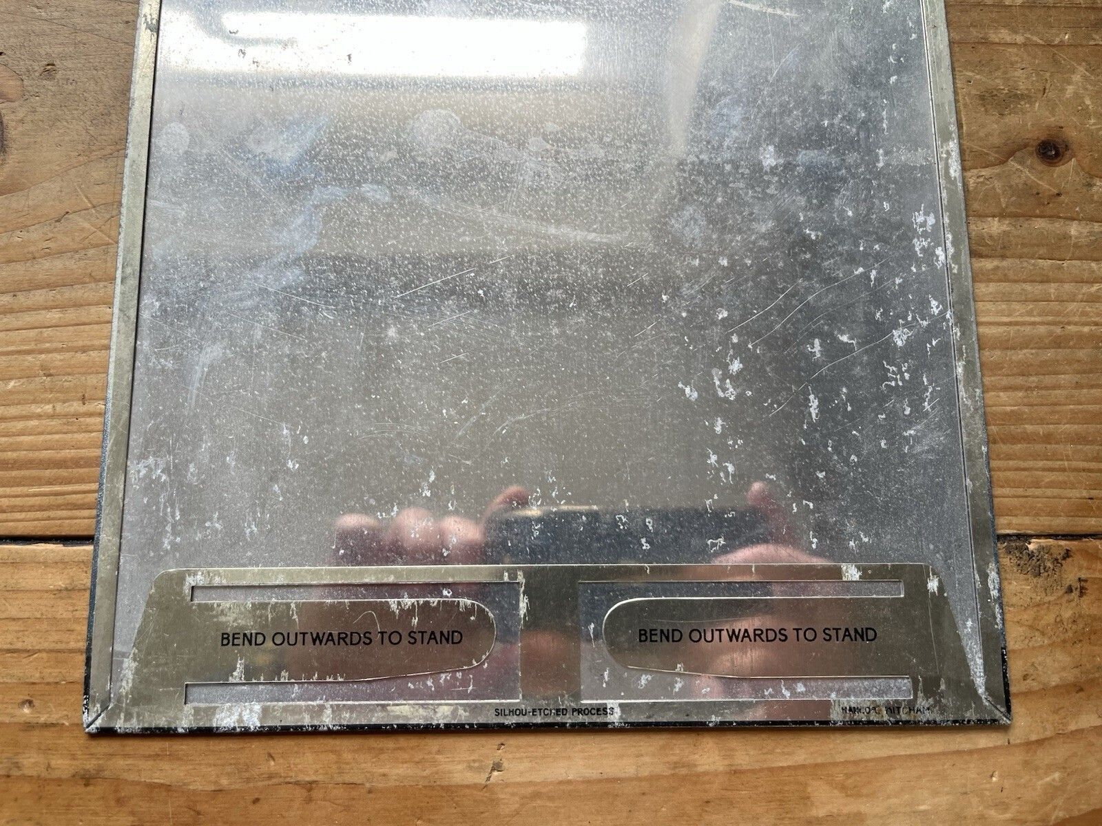 165.0 Rare 1930's Ever Ready Batteries Tin Sign Advertising Shop Window Showcard Stand photo