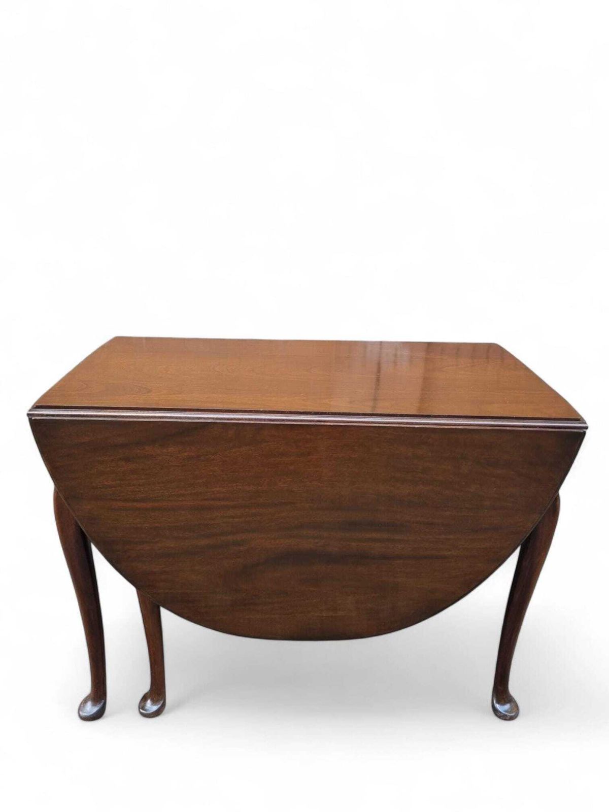 photo for sale Antique Victorian Mahogany Drop Leaf Table / English 19th Century / Seats 4 8